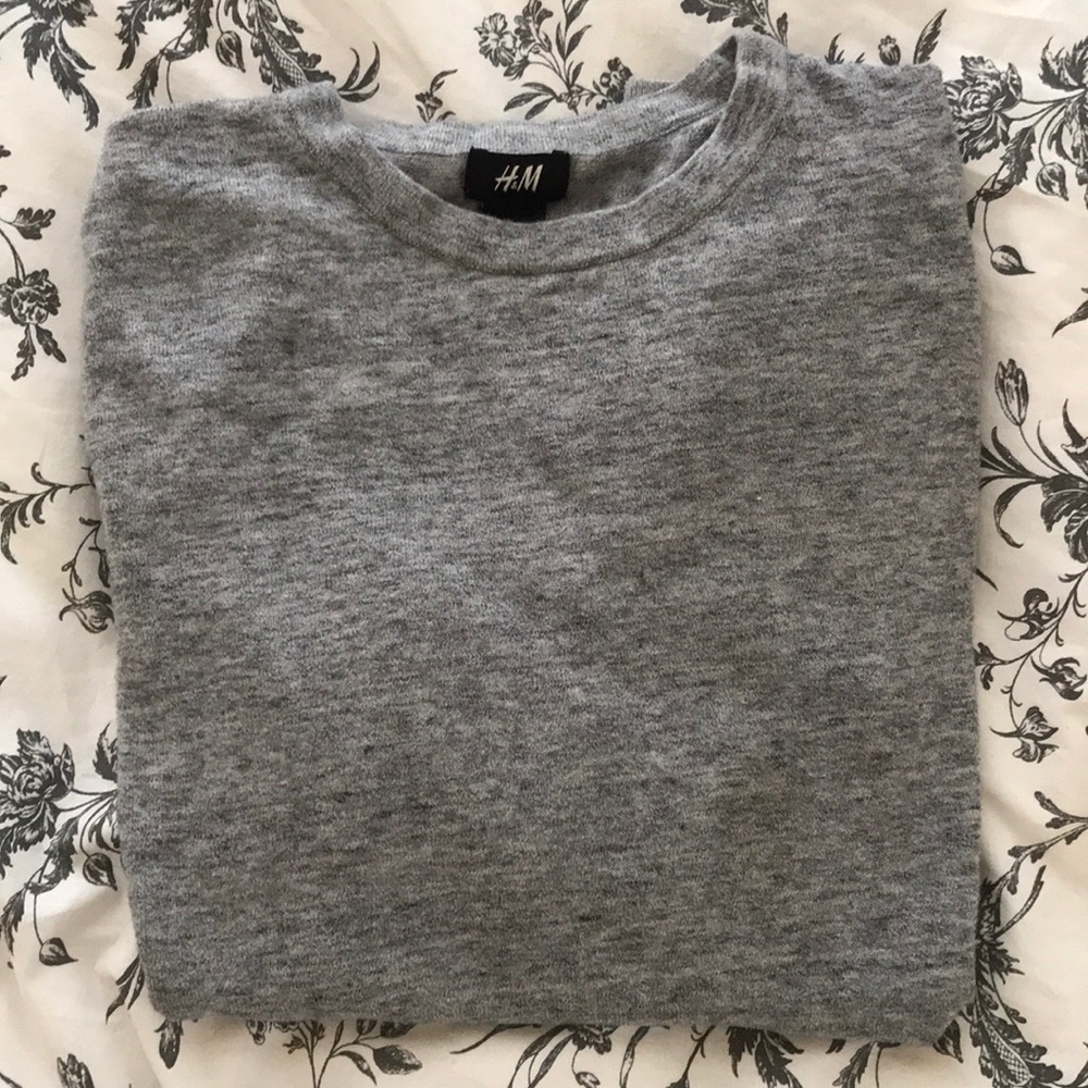 H&M Heather Gray Crewneck Sweater
